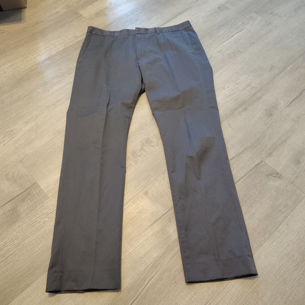 Bonobos Weekday Warrior Friday Chino Golf Pants‎ 35x31 Gray Slim Straight Leg